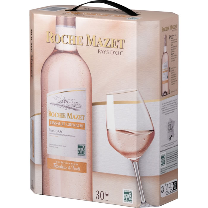 PAYS D'OC Roche Mazet Vin rosé IGP
