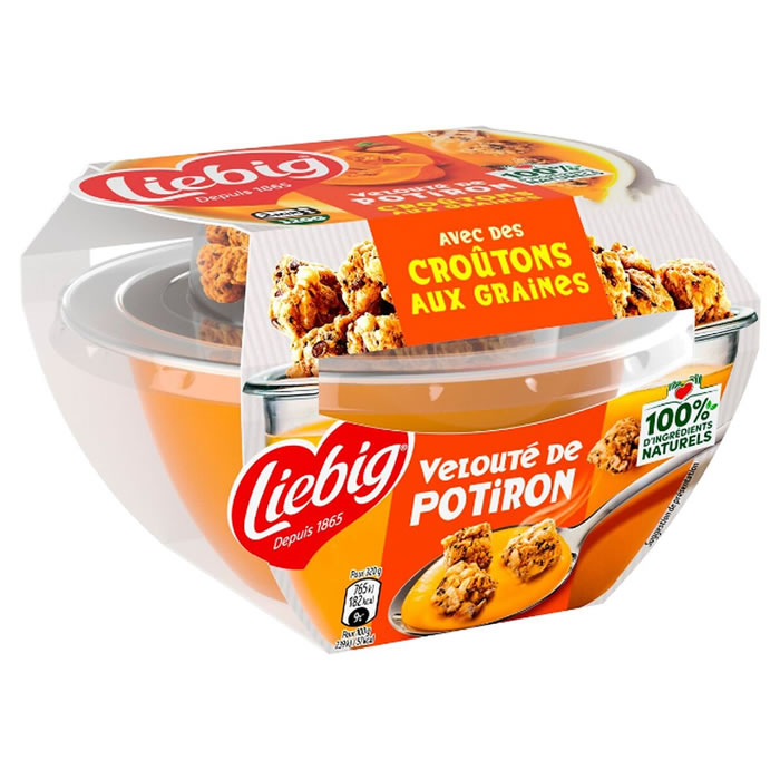 LIEBIG Soupe velouté de potiron avec croûtons aux graines