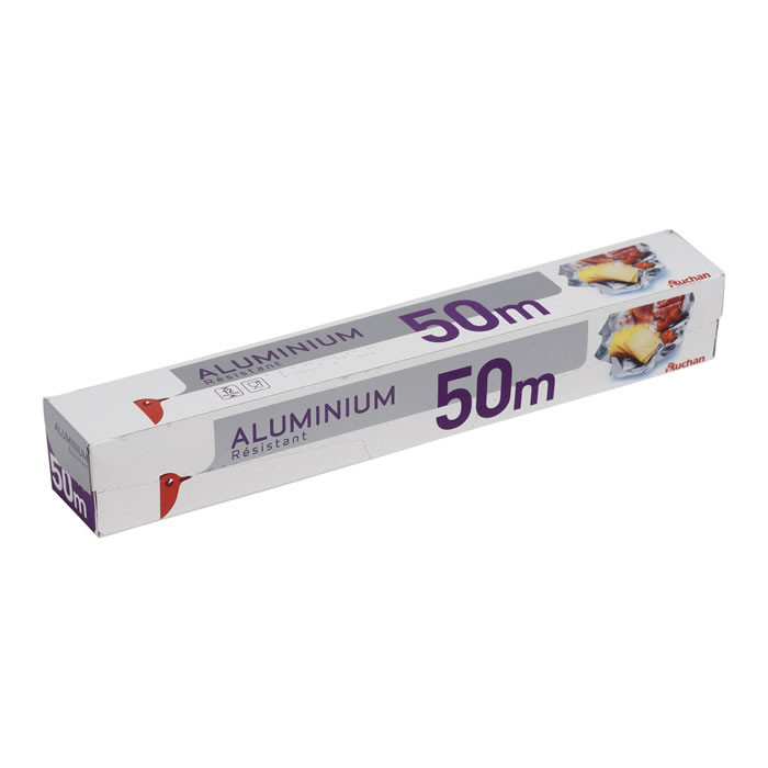 AUCHAN Papier aluminium 50 m