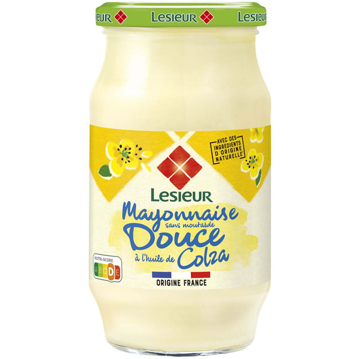 LESIEUR Mayonnaise fine et douce sans moutarde