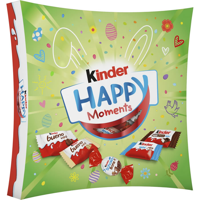 KINDER Happy Moments Assortiment de bonbons au chocolat