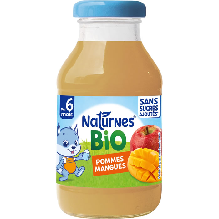 NATURNES Jus de pomme et mangue dès 6 mois bio