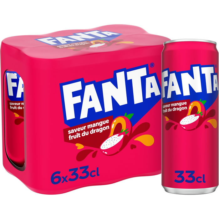 FANTA Boisson gazeuse à la mangue et fruit du dragon