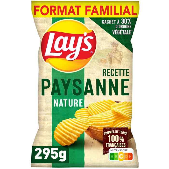LAY'S Chips paysannes nature