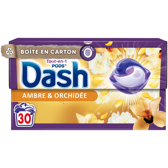 DASH La Sélection Lenor Lessive capsules souffle précieux