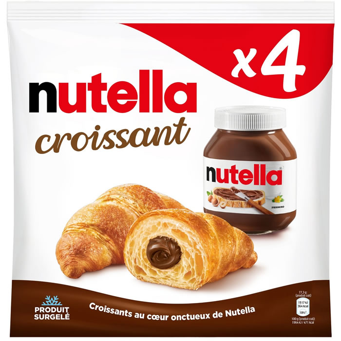 NUTELLA Croissants fourrés au Nutella