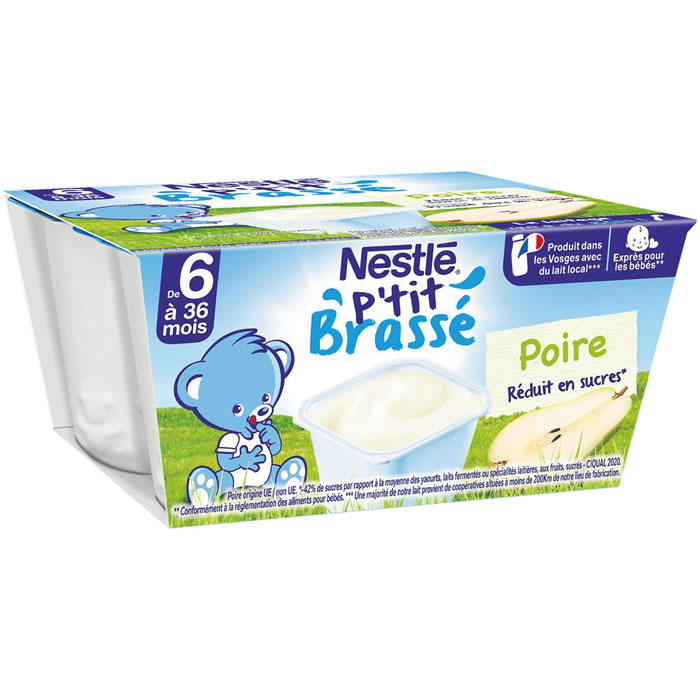 Chronodrive Nestle P Tit Brasse Dessert A La Poire Des 6 Mois