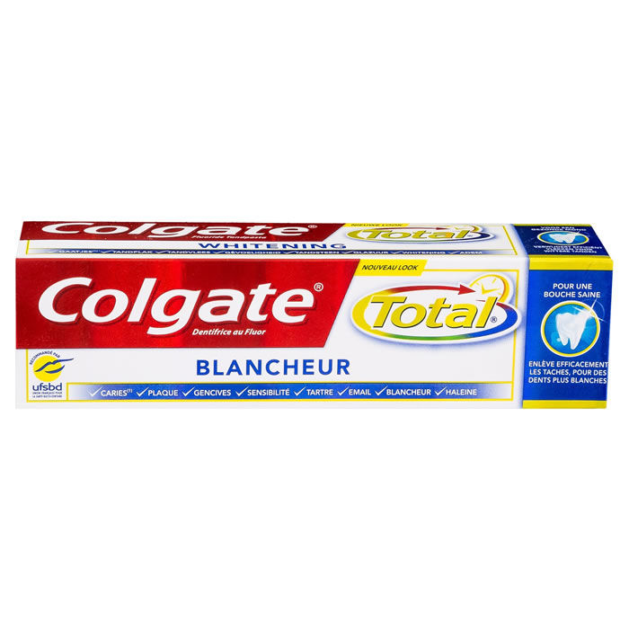 COLGATE Total Dentifrice au fluor plus blancheur