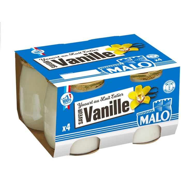MALO Yaourts saveur vanille