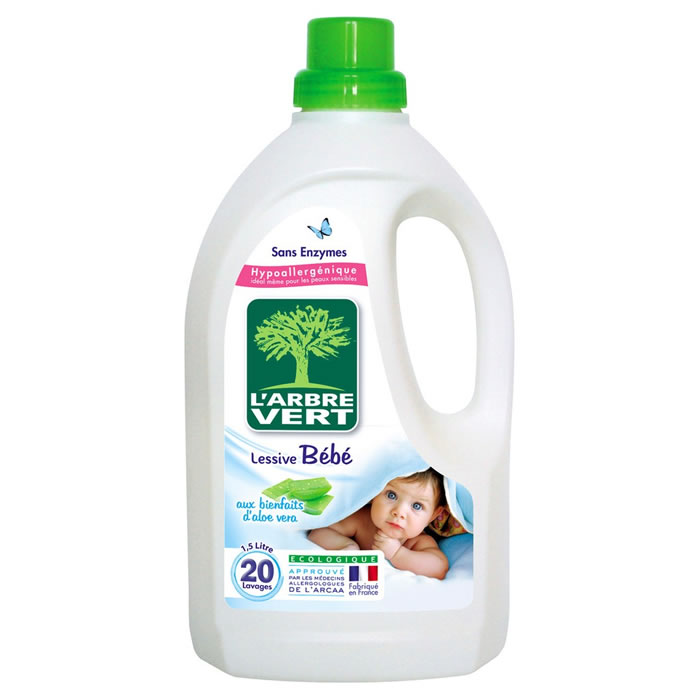 L'ARBRE VERT Lessive liquide bébé écologique