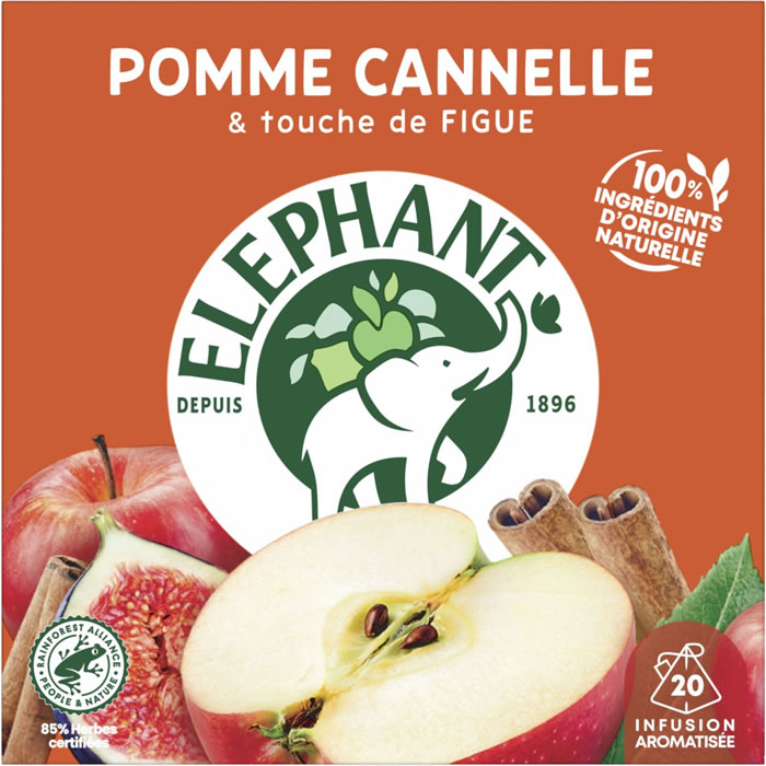 ELEPHANT Pyramid Infusion de pomme, cannelle et figue