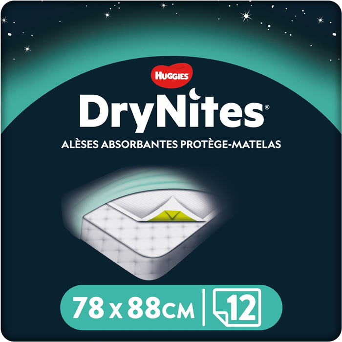 HUGGIES DryNites Alèse protection 78 x 88 cm