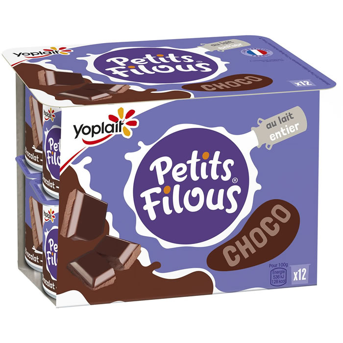 YOPLAIT Petits Filous Petits suisses au chocolat