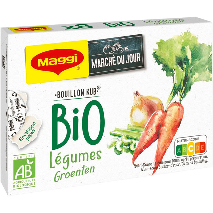 MAGGI Bouillon kub de légumes bio
