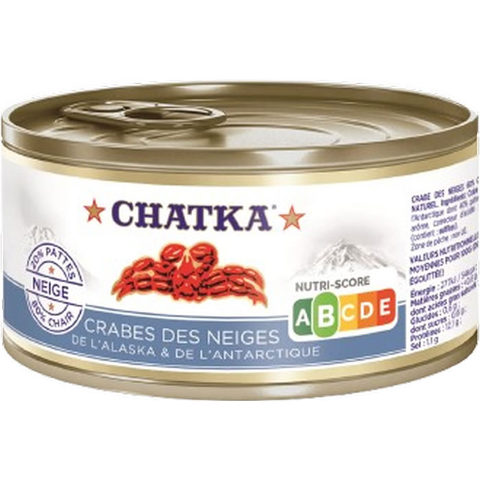CHATKA Crabes des neiges de l'Alaska et de l'Antarctique