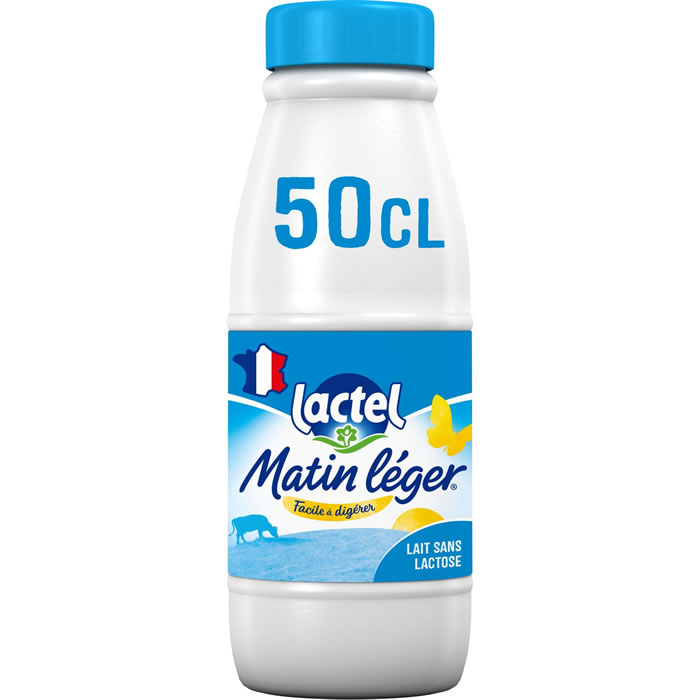 LACTEL Matin Léger Lait sans lactose 1,2% M.G UHT