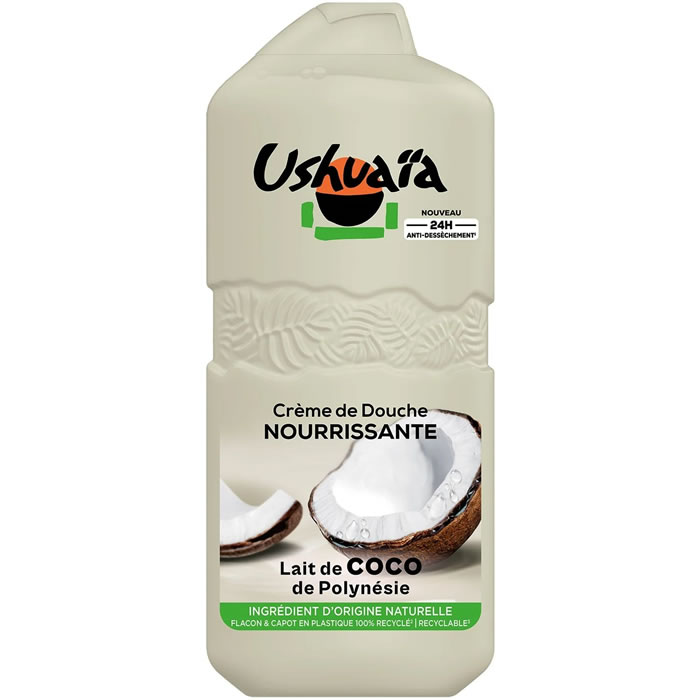 USHUAIA Nourrissant Crème douche au lait de coco de Polynésie