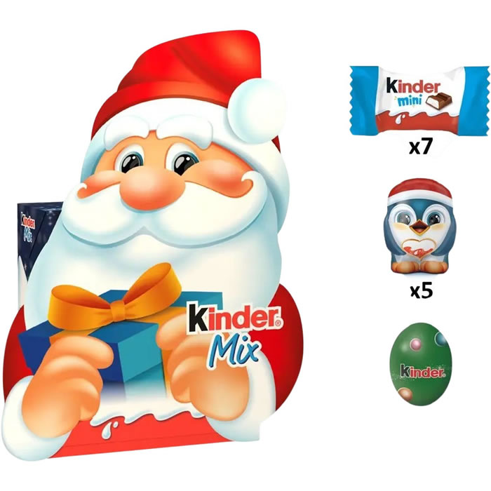 KINDER Mix Bonbons au chocolat au lait et noisettes