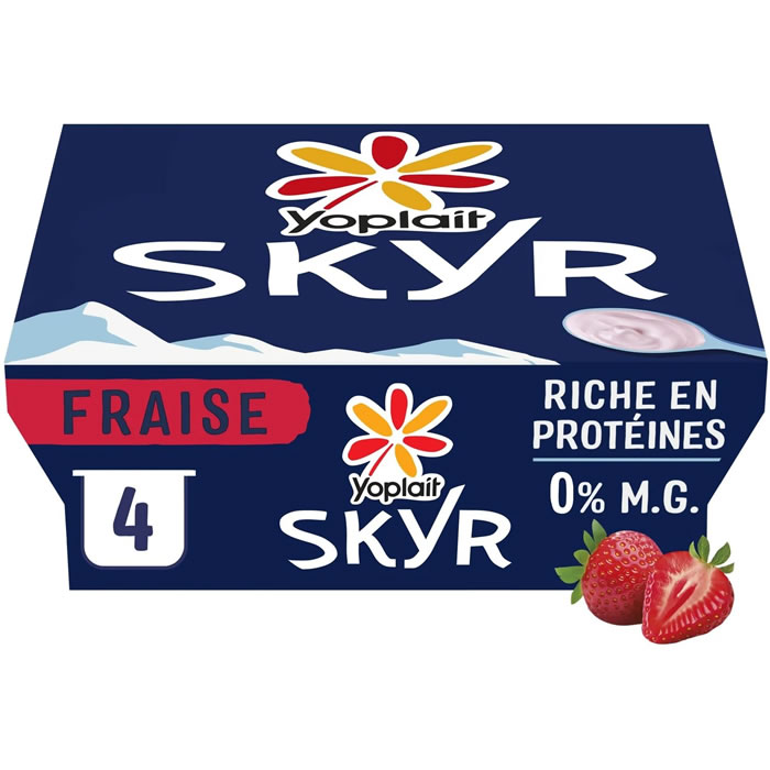 YOPLAIT Skyr à la fraise 0% M.G