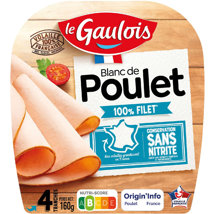 LE GAULOIS Blanc de poulet sans nitrite