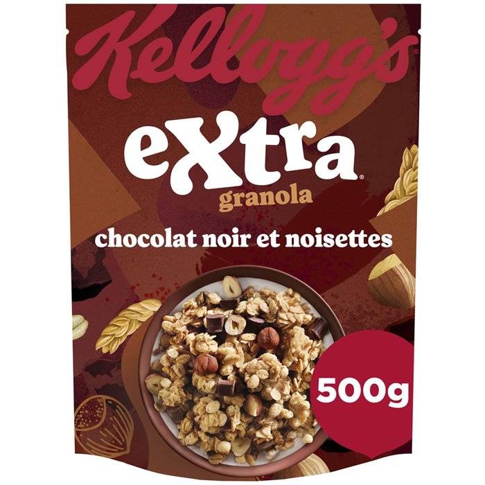 KELLOGG'S Extra Céréales pépites chocolat noisettes