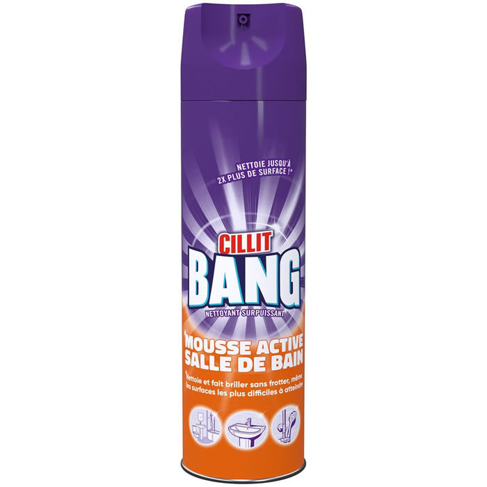 CILLIT BANG Mousse active pour traces de savon et douche