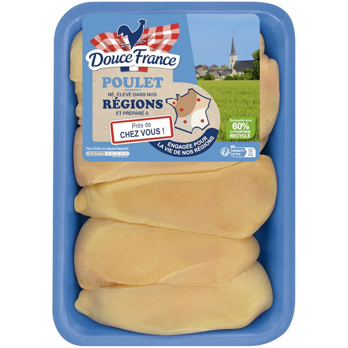 DOUCE FRANCE Filet de poulet jaune