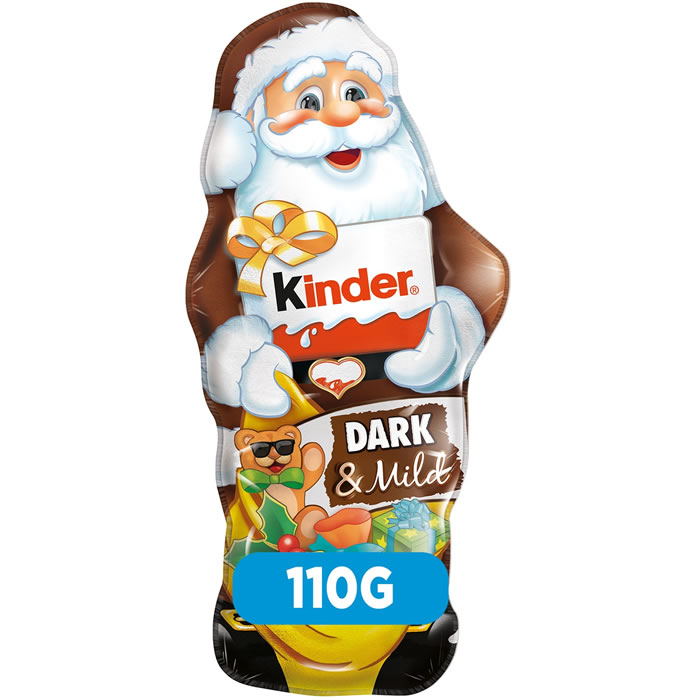 KINDER : Dark & Mild - Père noël en chocolat noir et au lait - chronodrive