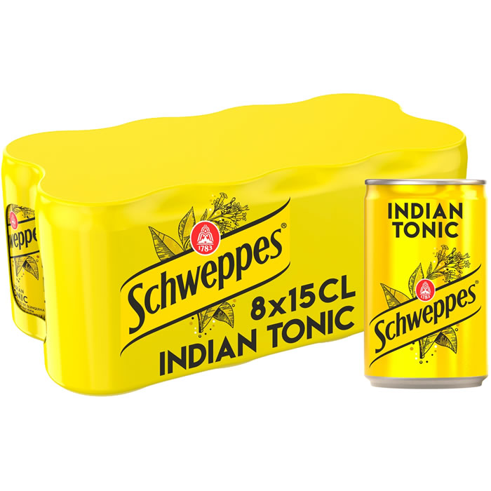 SCHWEPPES Indian Tonic Boisson gazeuse aux écorces de quinquina