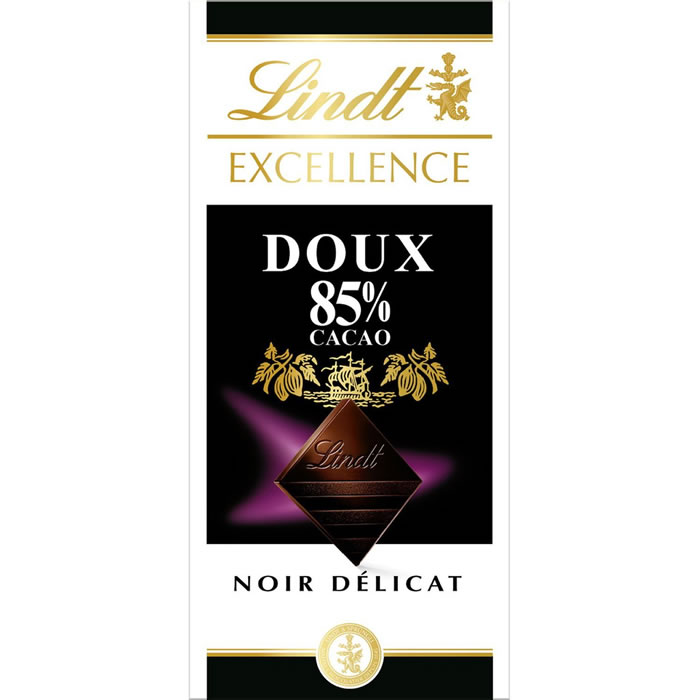 LINDT Excellence Tablette de chocolat noir 85%