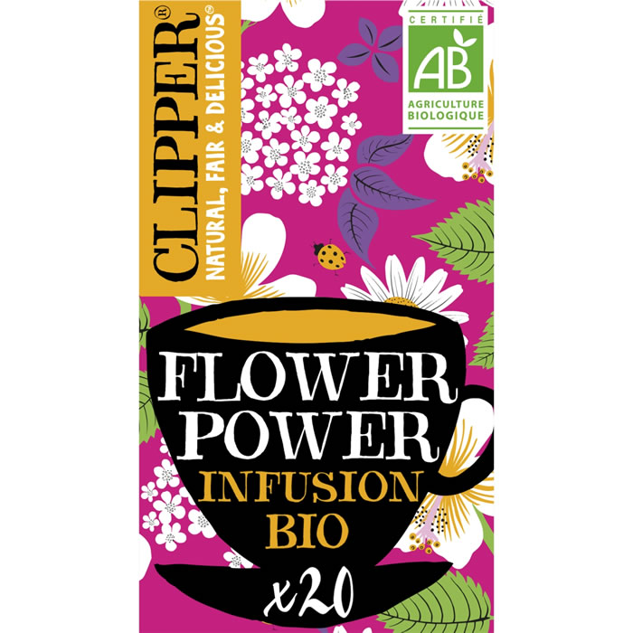 CLIPPER® : Infusion de hibiscus, camomille et fleurs de sureau bio -  chronodrive