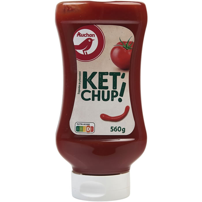 AUCHAN Ketchup top down