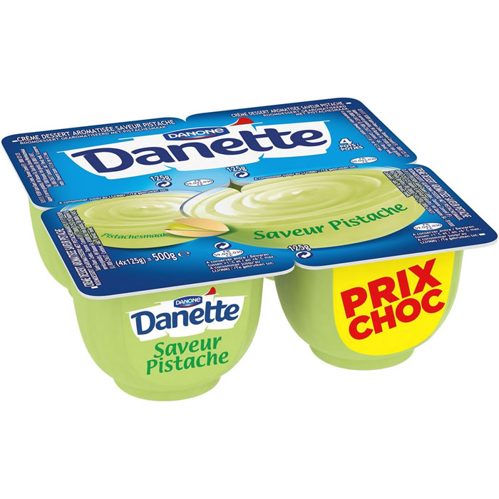 DANETTE Crème dessert à la pistache