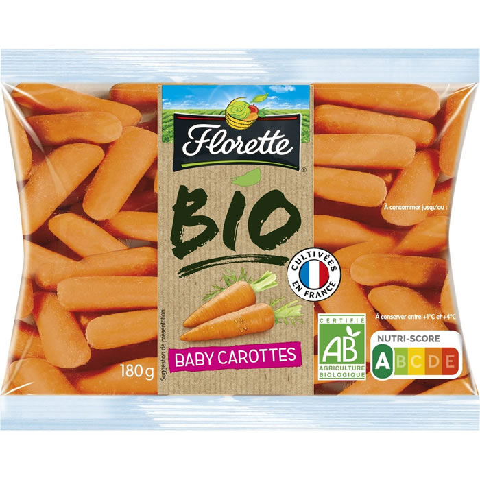 FLORETTE Baby carottes bio