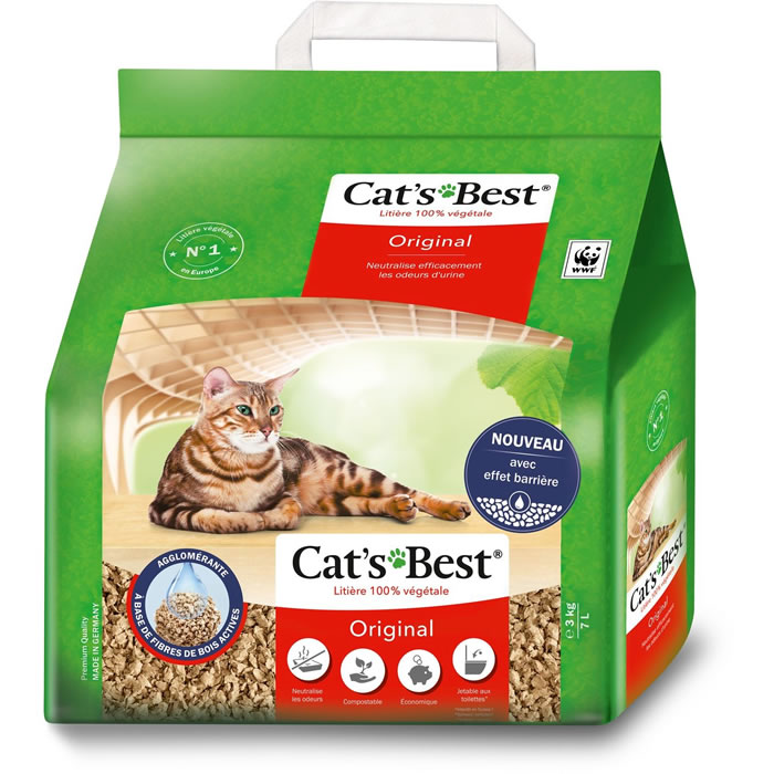 CAT'S BEST Original Litière végétale pour chats