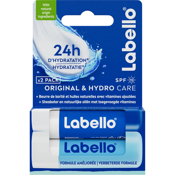 LABELLO Original & Hydro Care Baume à lèvres hydratant