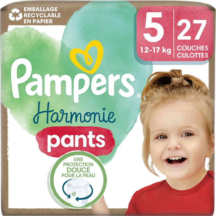 PAMPERS Harmonie Pants Couches-culottes taille 5 (12-17 kg)