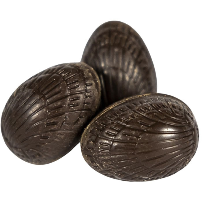 MEERT Petits oeufs au chocolat noir praliné