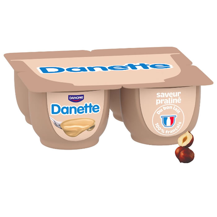 DANETTE Crème dessert praliné