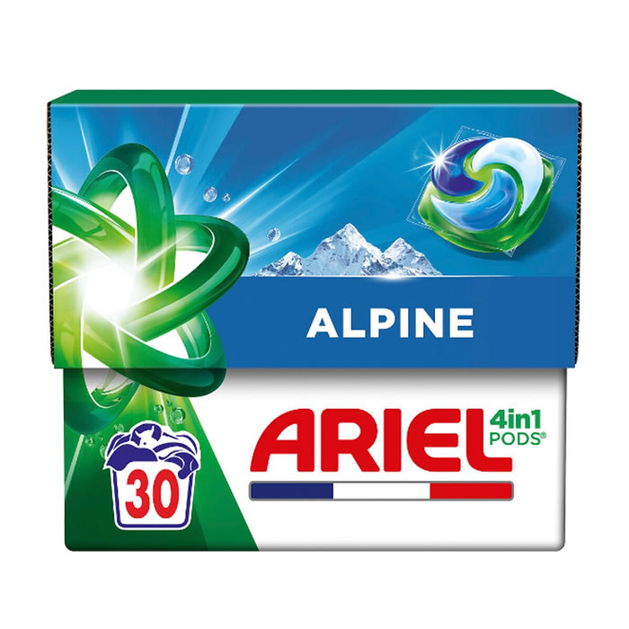 ARIEL 4 in 1 pods Lessive capsules alpine