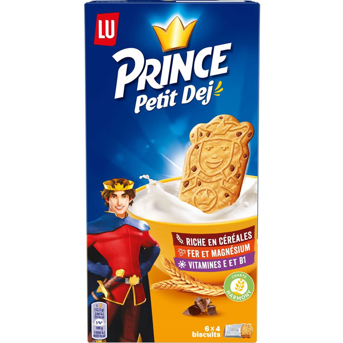 LU Prince Biscuits petit-déj aux pépites de chocolat