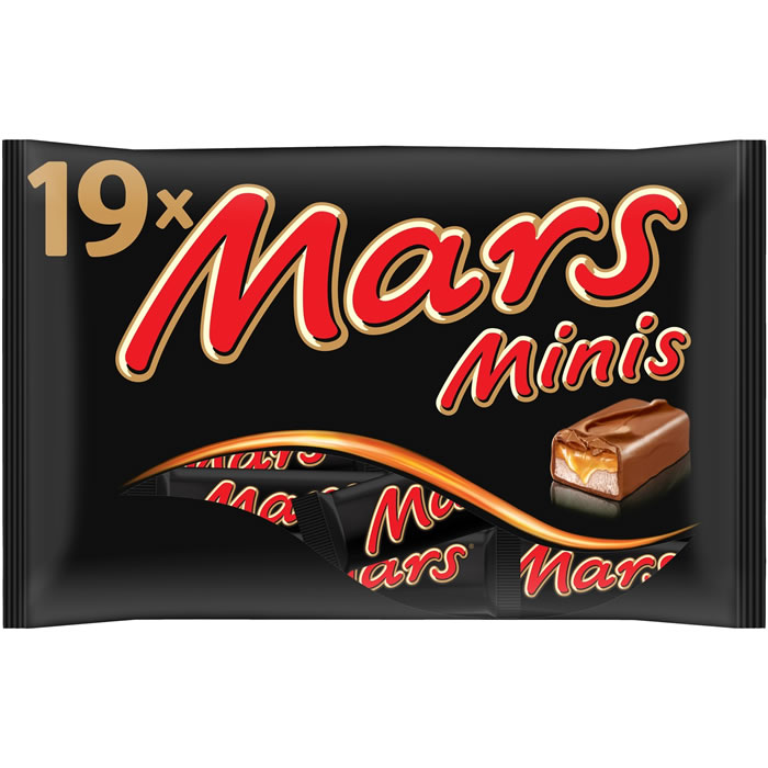 MARS Minis Barres chocolatées au caramel