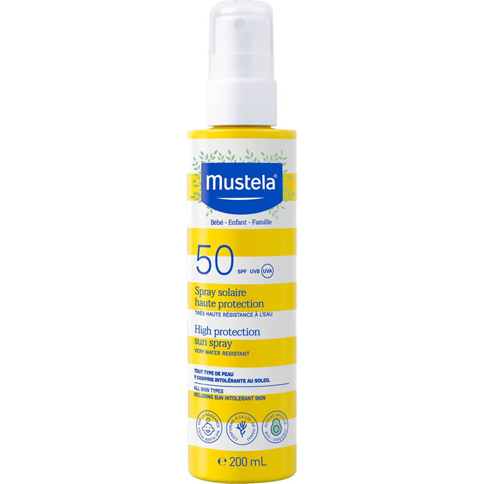MUSTELA Spray protection solaire SPF50