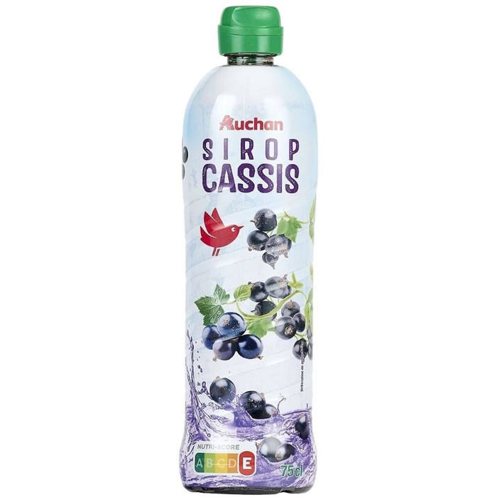 AUCHAN Sirop de cassis