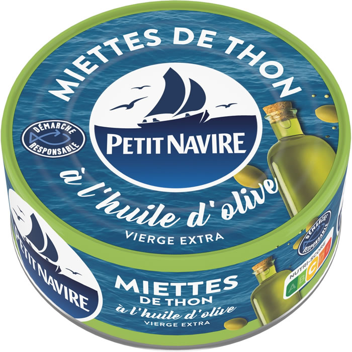 PETIT NAVIRE Miettes de thon à l'huile d'olive vierge extra