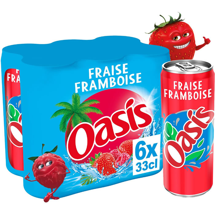 OASIS Boisson à la fraise et framboise