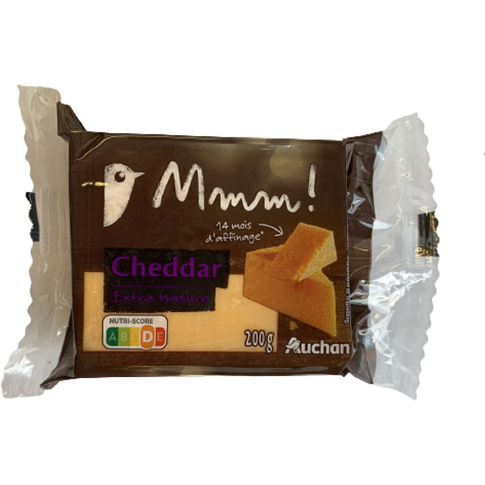 AUCHAN Mmm ! Cheddar mature