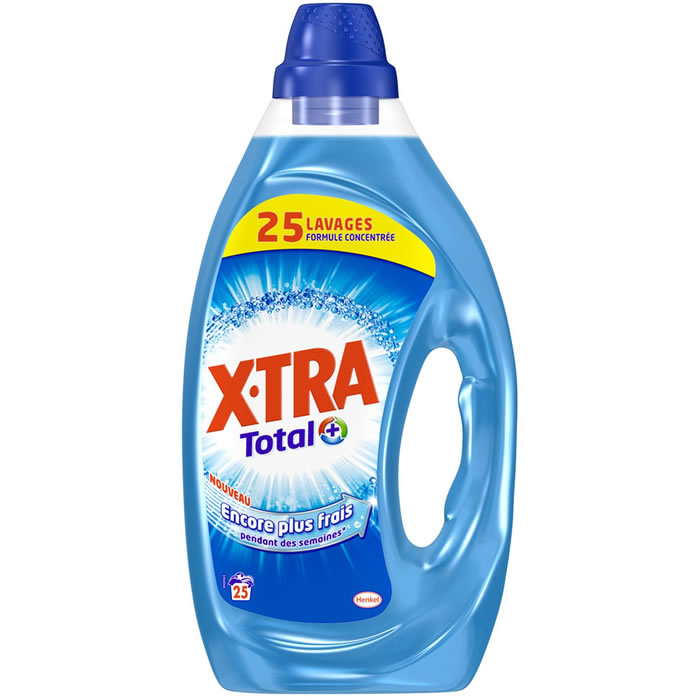 X-TRA Total + Lessive liquide concentré