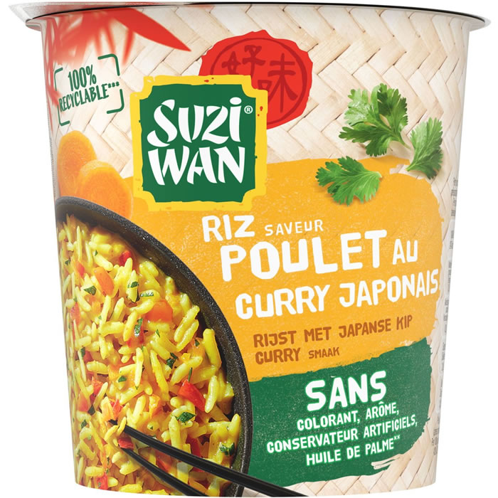 SUZI-WAN Riz saveur poulet curry japonais