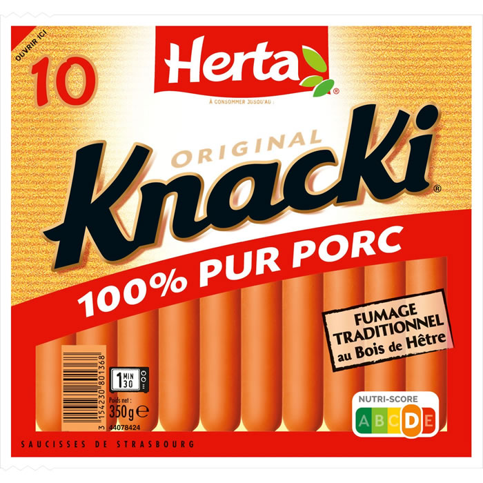 HERTA Knacki Saucisses de Strasbourg